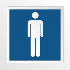 Toilette uomini in alluminio composito da parete