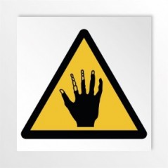 Attenzione alle mani acido in alluminio composito da parete