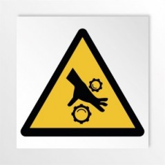 Rischio di schiacciamento rulli dentati in alluminio composito da parete