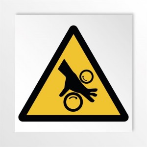 Rischio di schiacciamento rulli lisci in alluminio composito da parete