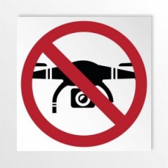 No drone zone in alluminio composito da parete
