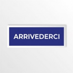 Arrivederci lungo v1 in alluminio composito da parete