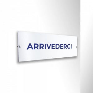 Arrivederci lungo v2 in alluminio composito da parete