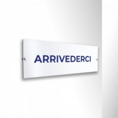 Arrivederci lungo v2 in alluminio composito da parete