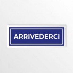 Arrivederci lungo v3 in alluminio composito da parete