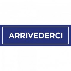 Arrivederci lungo v3 in alluminio composito da parete