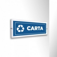 Differenziata carta lungo v1 in alluminio composito da parete