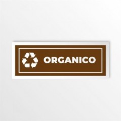 Differenziata organico lungo v1 in alluminio composito da parete