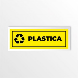 Differenziata plastica lungo v1 in alluminio composito da parete