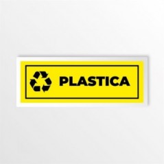 Differenziata plastica lungo v1 in alluminio composito da parete