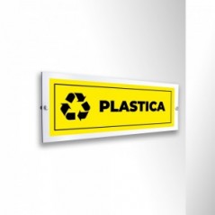 Differenziata plastica lungo v1 in alluminio composito da parete