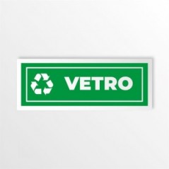 Differenziata vetro lungo v1 in alluminio composito da parete