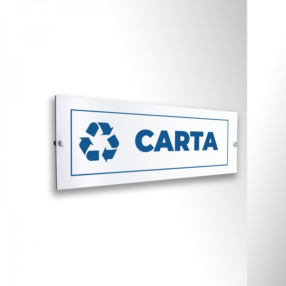 Differenziata carta lungo v2 in alluminio composito da parete