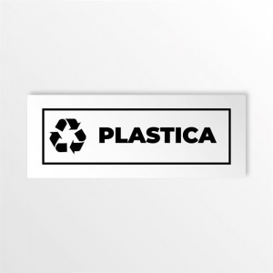 Differenziata plastica lungo v2 in alluminio composito da parete