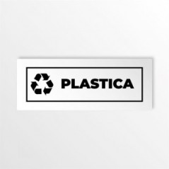 Differenziata plastica lungo v2 in alluminio composito da parete