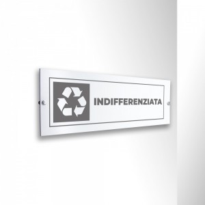 Differenziata indifferenziata lungo v3 in alluminio composito da parete