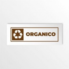 Differenziata organico lungo v3 in alluminio composito da parete