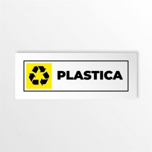 Differenziata plastica lungo v3 in alluminio composito da parete