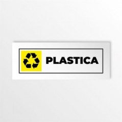 Differenziata plastica lungo v3 in alluminio composito da parete