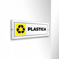 Differenziata plastica lungo v3 in alluminio composito da parete