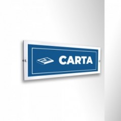 Differenziata carta lungo v4 in alluminio composito da parete