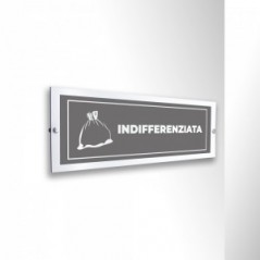 Differenziata indifferenziata lungo v4 in alluminio composito da parete