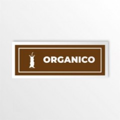 Differenziata organico lungo v4 in alluminio composito da parete