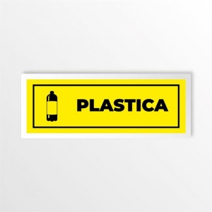 Differenziata plastica lungo v4 in alluminio composito da parete