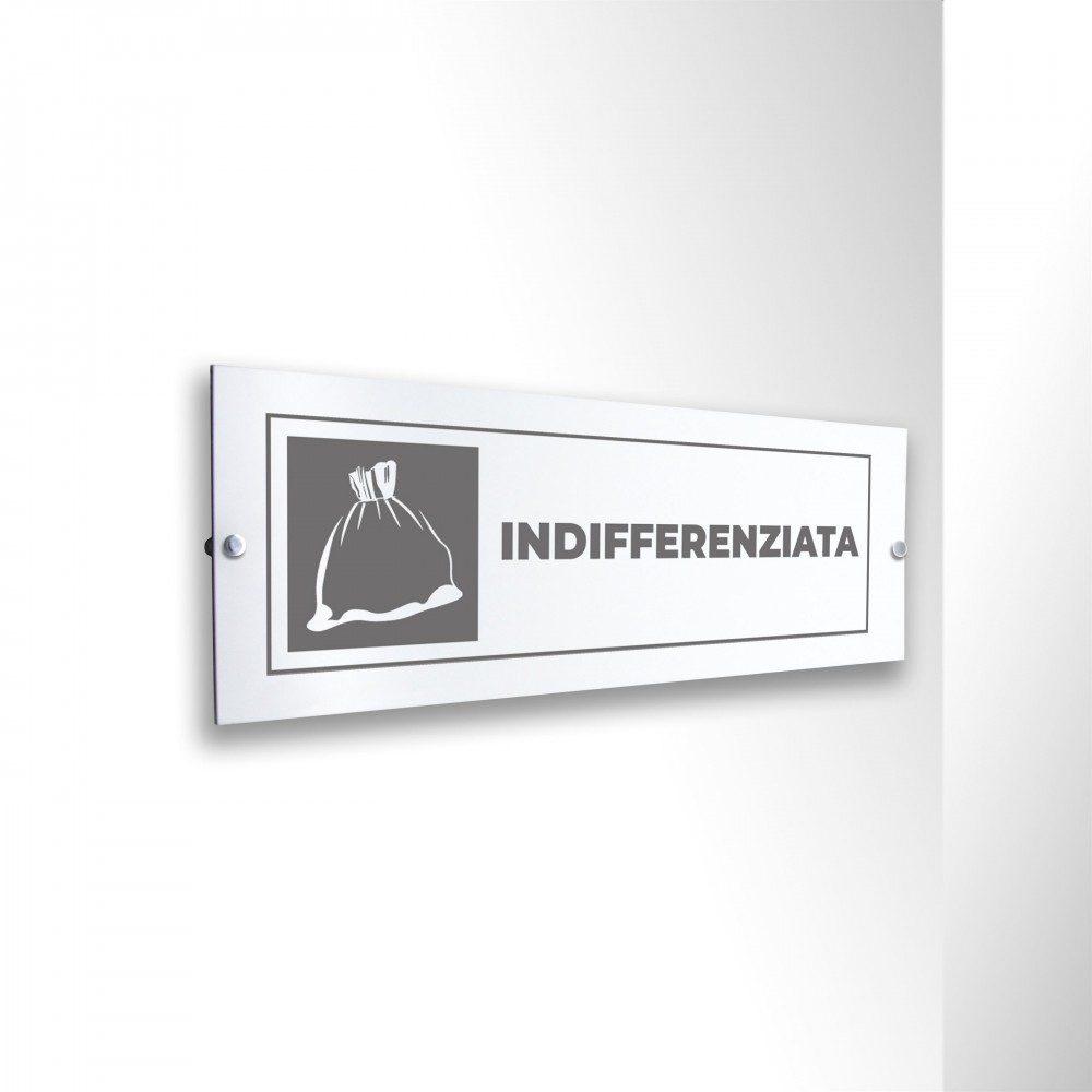 Differenziata indifferenziata lungo v5 in alluminio composito da parete