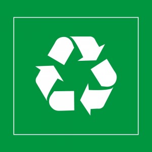 Differenziata vetro quadrato v1 in alluminio composito da parete