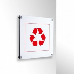 Differenziata alluminio quadrato v2 in alluminio composito da parete