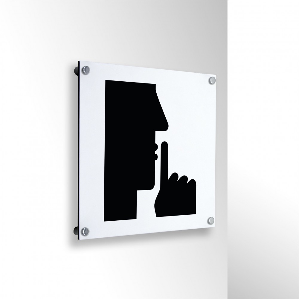 Fare silenzio in alluminio composito da parete