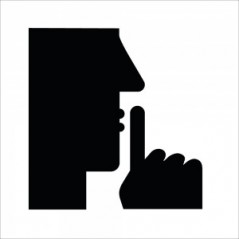 Fare silenzio in alluminio composito da parete