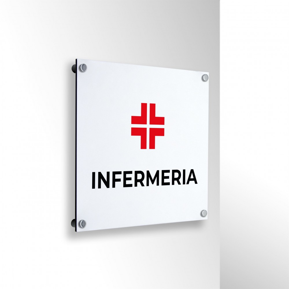 Infermeria v1 in alluminio composito da parete