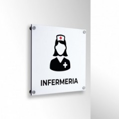 Infermeria v3 in alluminio composito da parete