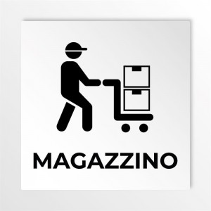 Magazzino v1bis in alluminio composito da parete