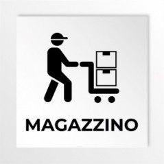 Magazzino v1bis in alluminio composito da parete