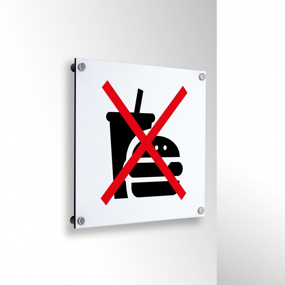 No cibo v2 in alluminio composito da parete