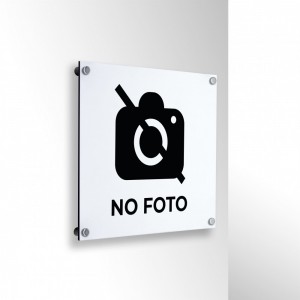 No foto v2 in alluminio composito da parete