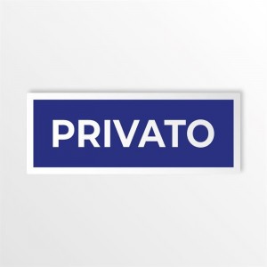 Privato lungo v1 in alluminio composito da parete