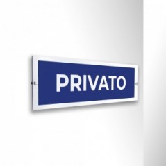 Privato lungo v1 in alluminio composito da parete