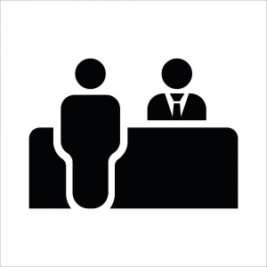 Reception v3 in alluminio composito da parete