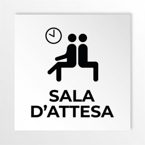 Sala d'attesa v2 in alluminio composito da parete