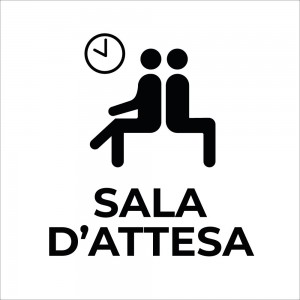 Sala d'attesa v2 in alluminio composito da parete