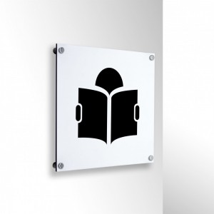 Sala lettura v1 in alluminio composito da parete