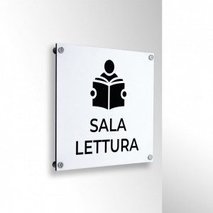 Sala lettura v3 in alluminio composito da parete