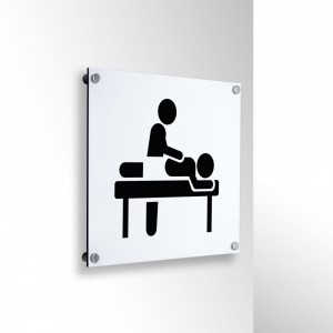 Sala massaggi v2 in alluminio composito da parete