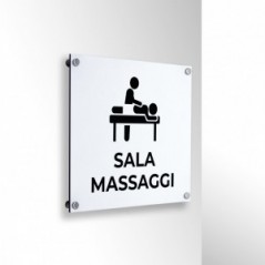 Sala massaggi v3 in alluminio composito da parete