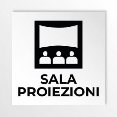 Sala proiezioni v2 in alluminio composito da parete