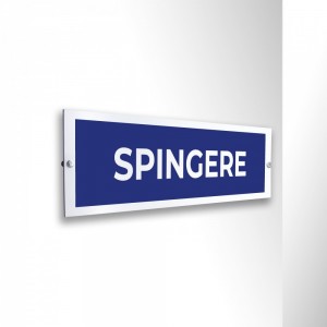 Spingere lungo v1 in alluminio composito da parete